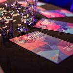 Awards programme on table at awards
