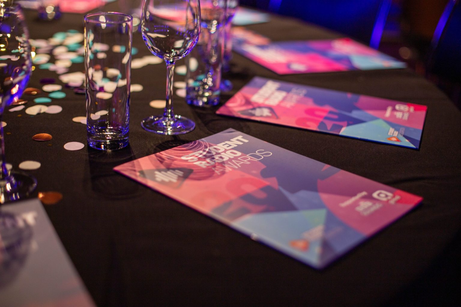 Awards programme on table at awards